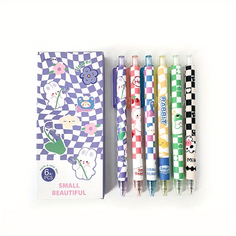 Cute Mini Flower Gel Pens Black Ink Neutral Pens Kawaii - Temu