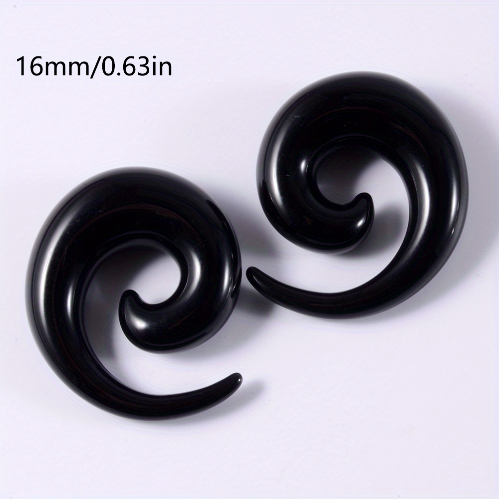 Spiral plug sale earrings