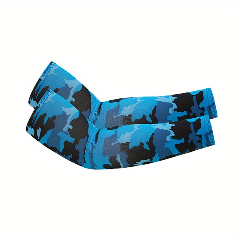 Outdoor Ice Silk Sunscreen Arm Sleeves for Riding Fishing