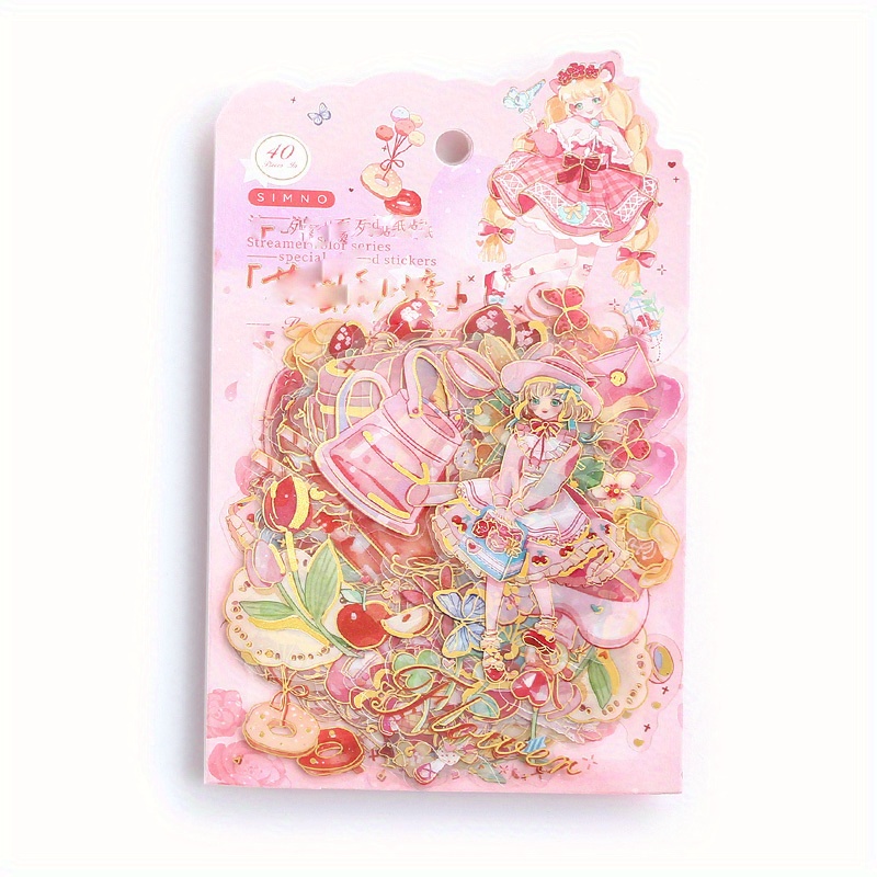 Tea Bags Aesthetic Cute Sticker Sheet Planner Stickers, Decorative