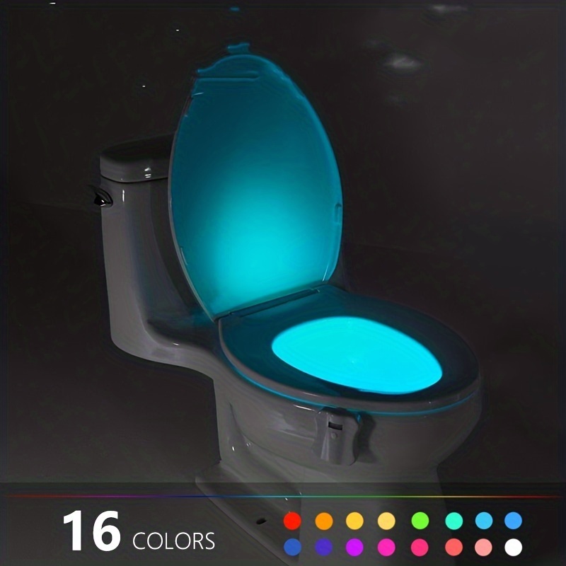 ZK30 Smart PIR Motion Sensor Toilet Seat Night Light 8/16 Colors