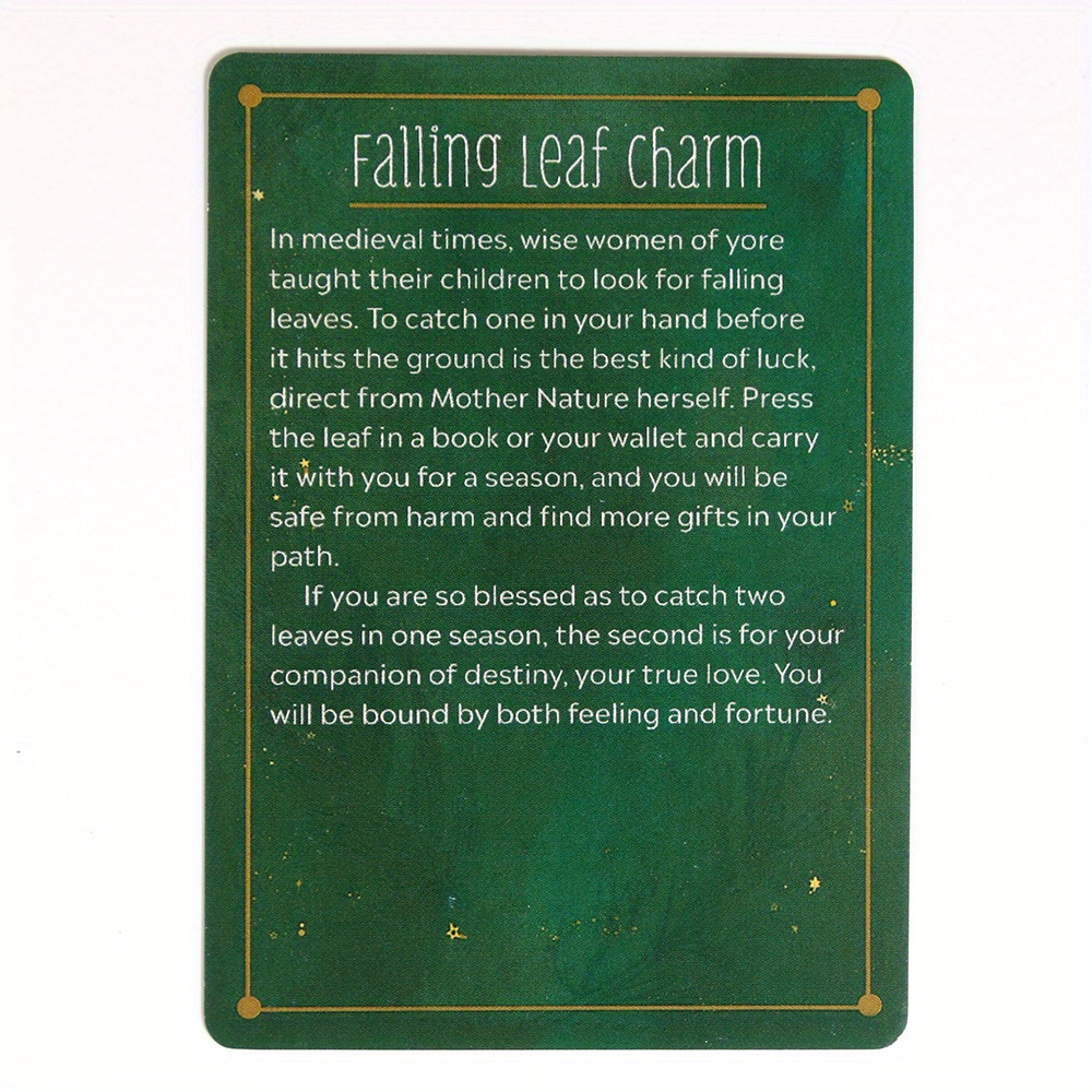 Practical Witch Spell Deck Tarot Cards Laser Magic English Temu