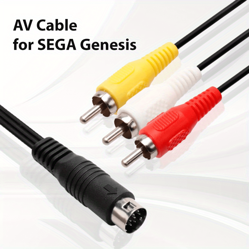 Cable AV-jack 4 contactos Consolas Atgames