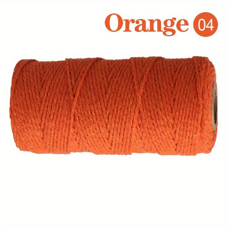 100m Cotton Crafts Rope Long/100Yard Cord String Macrame Home