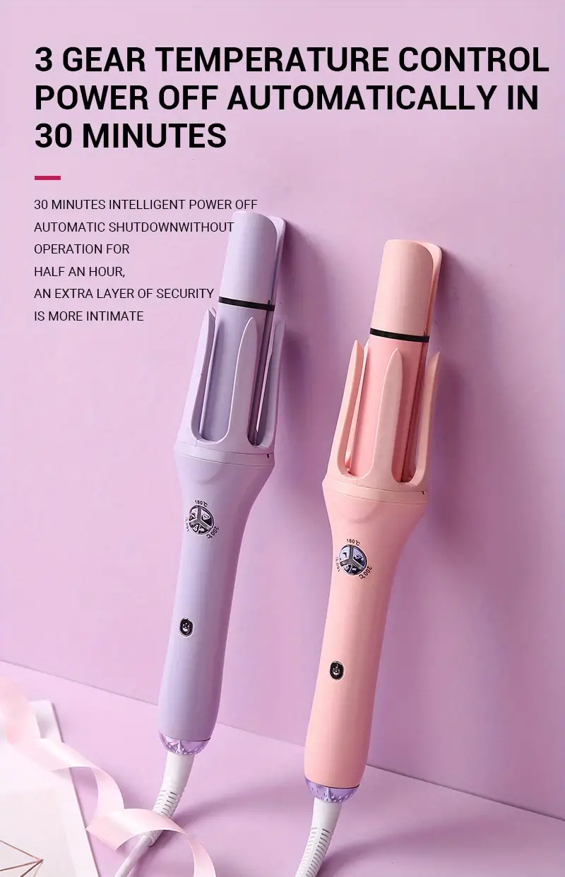 automatic curling stick 32mm korean style big wave automatic curling iron water ripple hair iron details 4