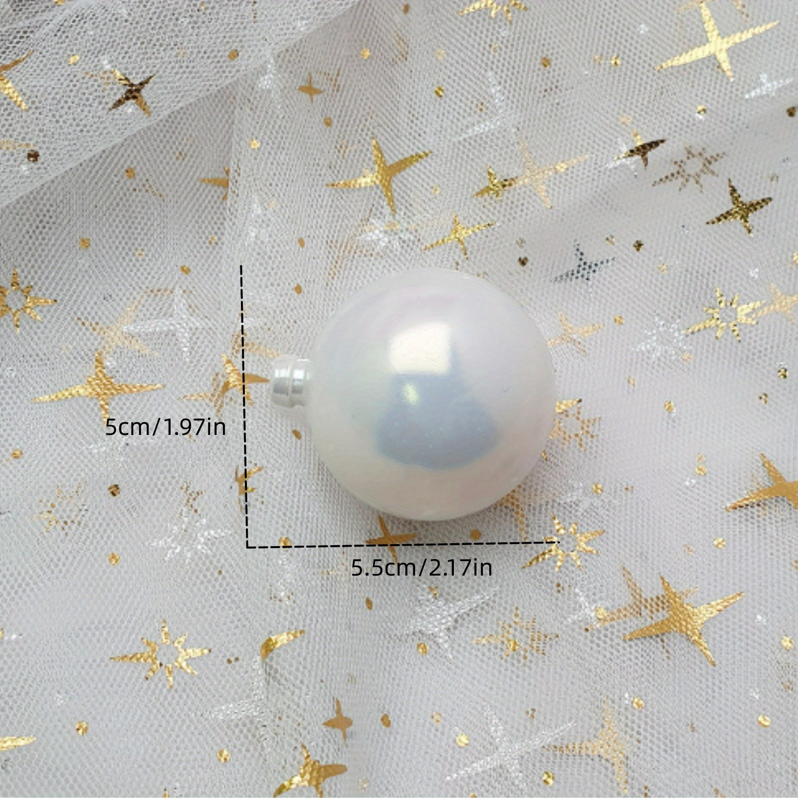 Beautiful Mixed Size White Pearls Balls For Cake Decoration