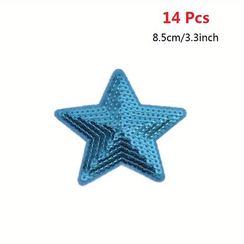 30pcs Star Embroidered Patches Star Iron On Patches Star Patches Clothing  Accessories 