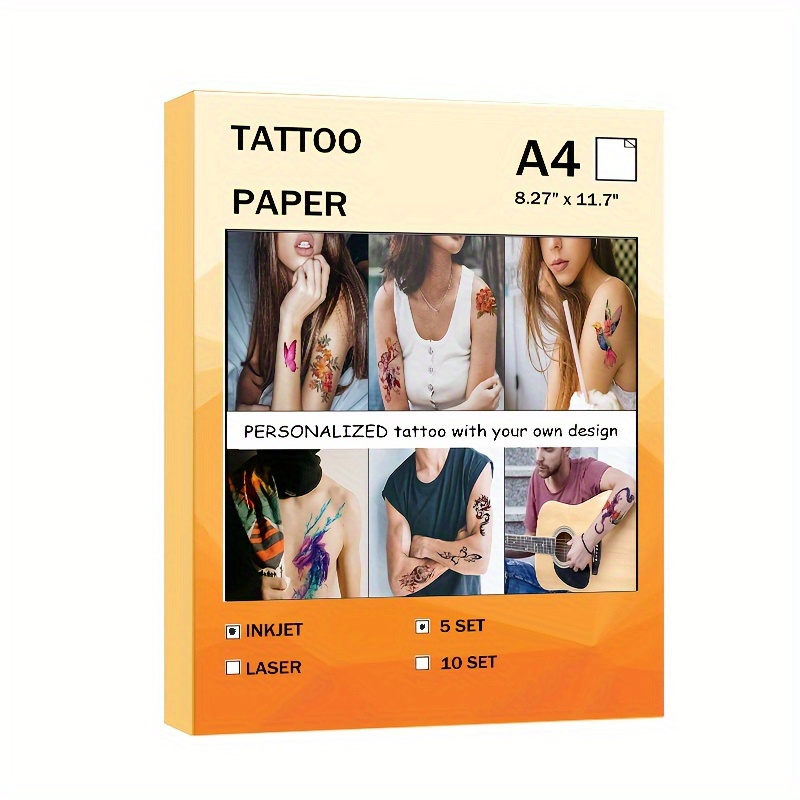 Tattoo Transfer Paper, A4 Copy Paper Set For Creating Perfect