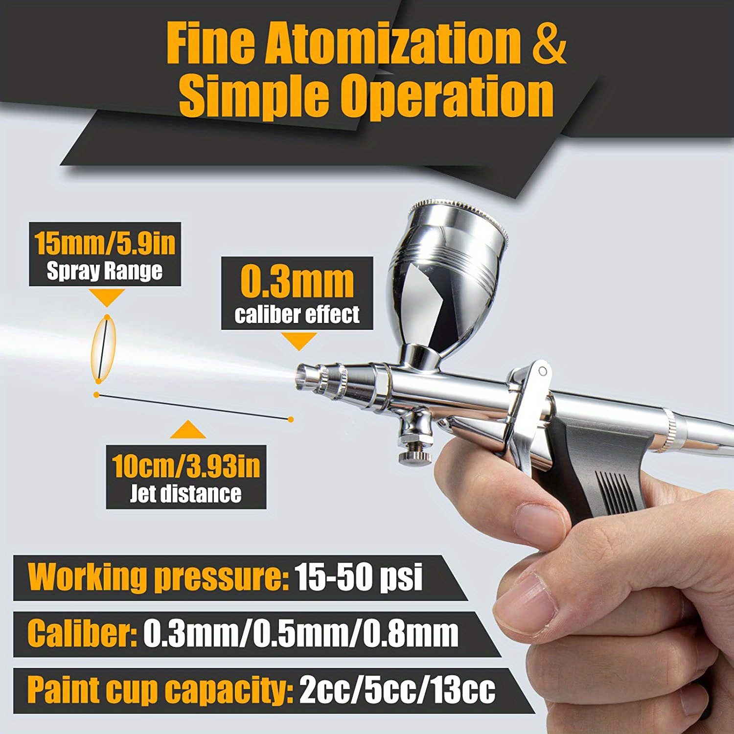 Spray Gun Kit Spray Gun Painting Kit Double Trigger Spray Temu