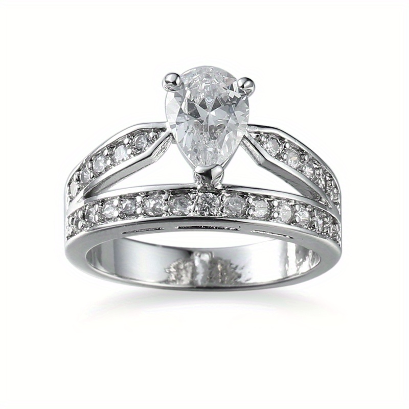 Women's Stylish Water Drop Ring, Valentine's Day Gift