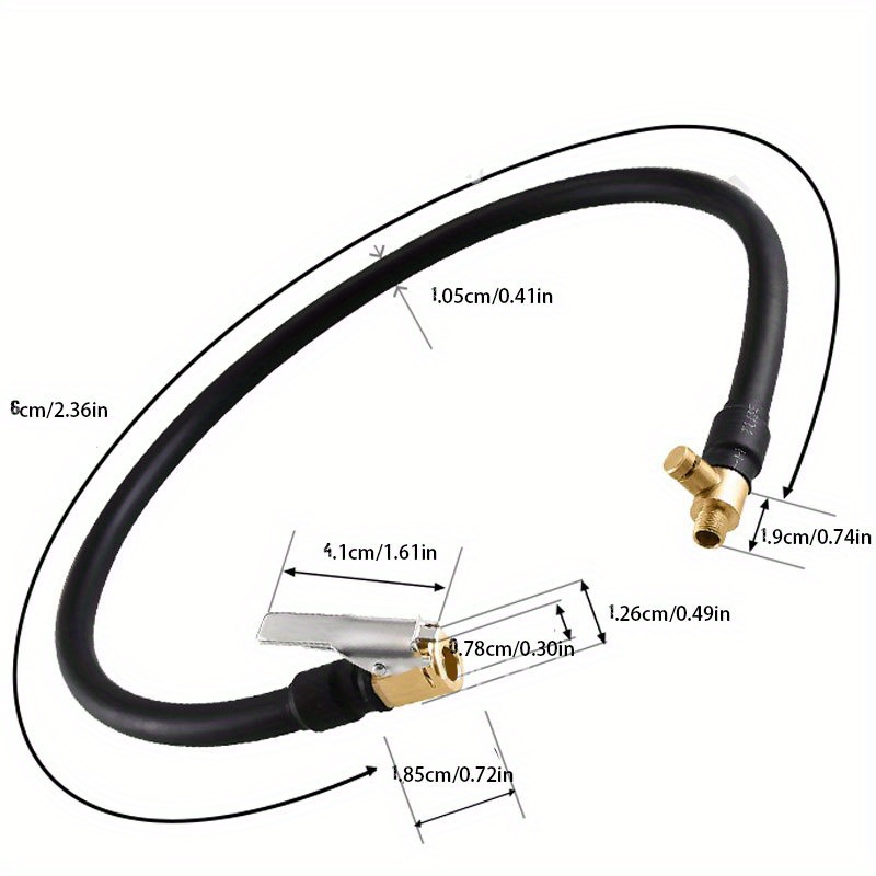 Car Air Hose Tire Inflator Self locking Air Chuck Tire valve Temu