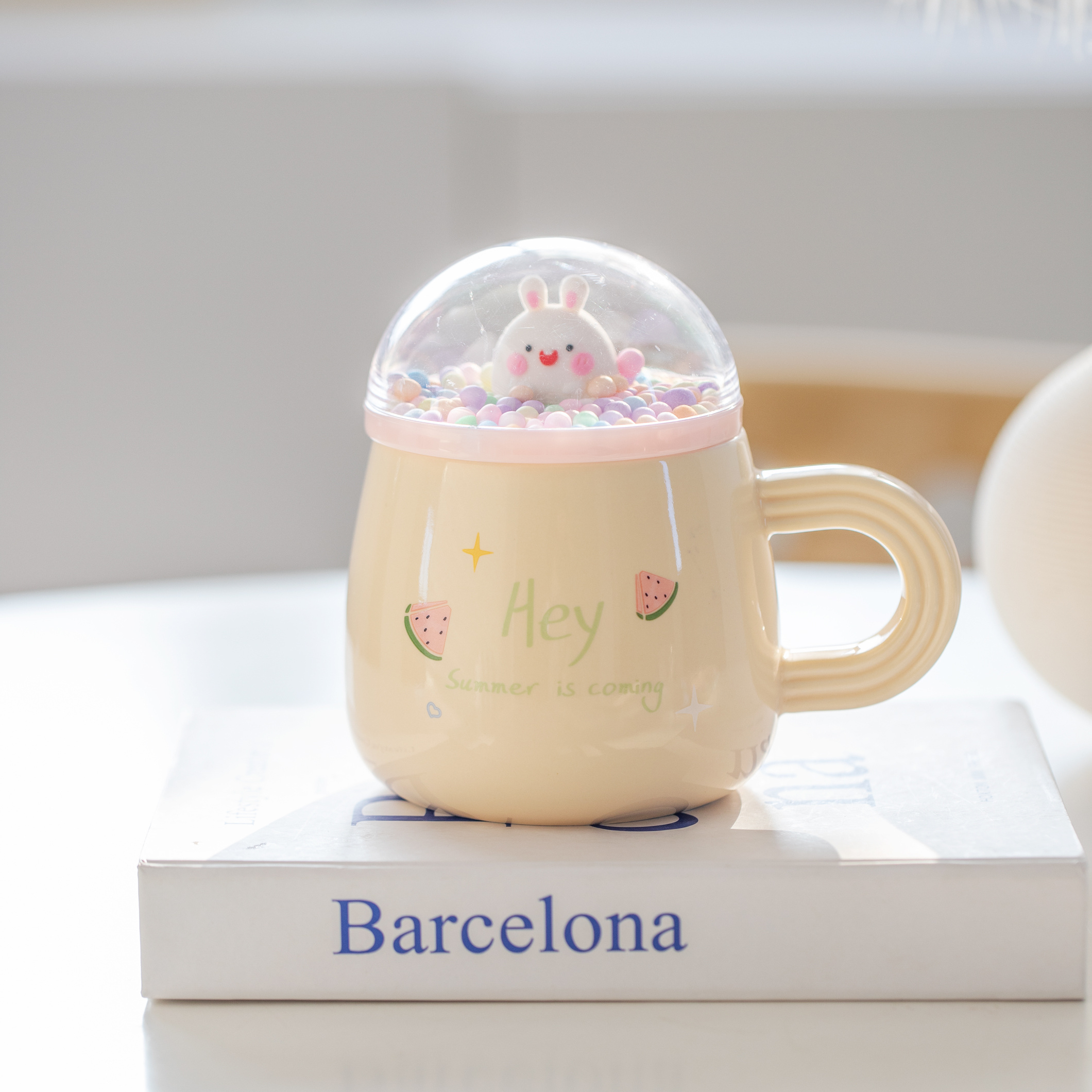 Kawaii Rabbit Cup  Tazas bonitas, Botellas de bebidas, Tazas