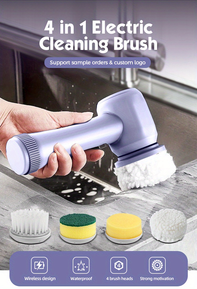 Electric Cleaning Brush: Powerful Cleaning For Household And