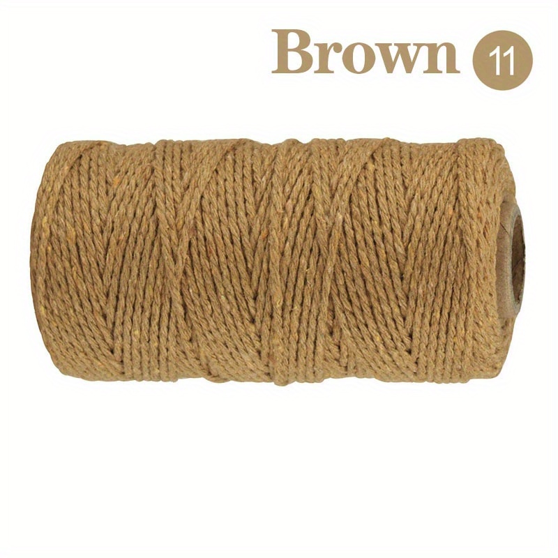 109yards Width Two Strands Macrame Cord Cotton Rope String - Temu