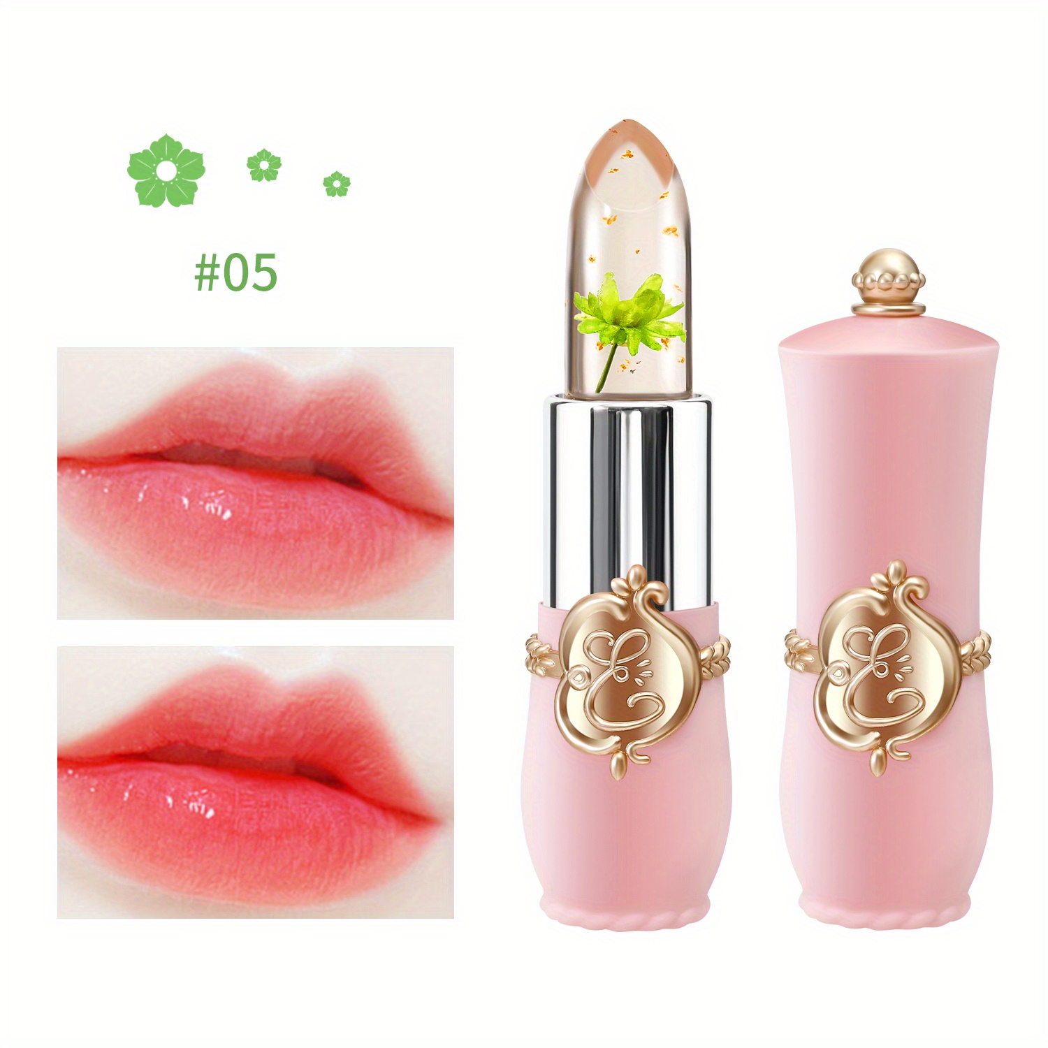 Flower Jelly Lipstick Set Temperature Change Moisturizer Flower Lip Stick Long  Lasting Nutritious Lip Balm Magic Color Change Lip Gloss Valentines Day  Gifts - Beauty & Health - Temu