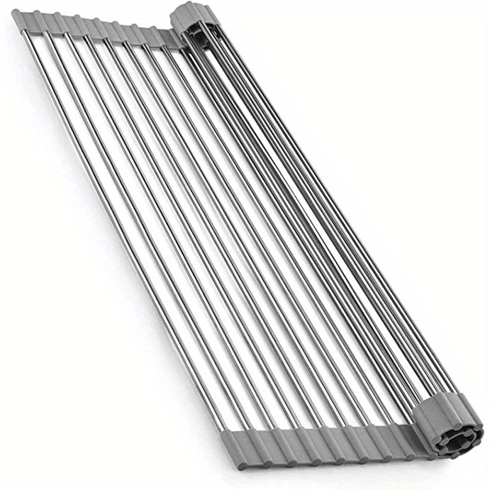 Roll Dish Drying Rack Stainless Steel Multifunctional Dish Temu