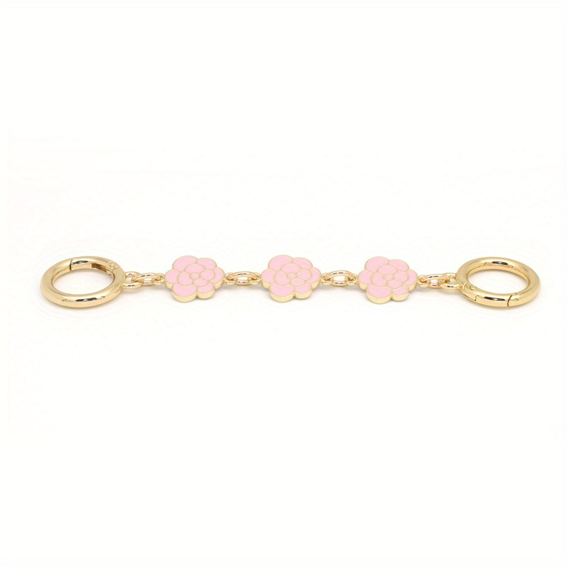 Camellia Flower Extension Chain Handbag Strap Extender