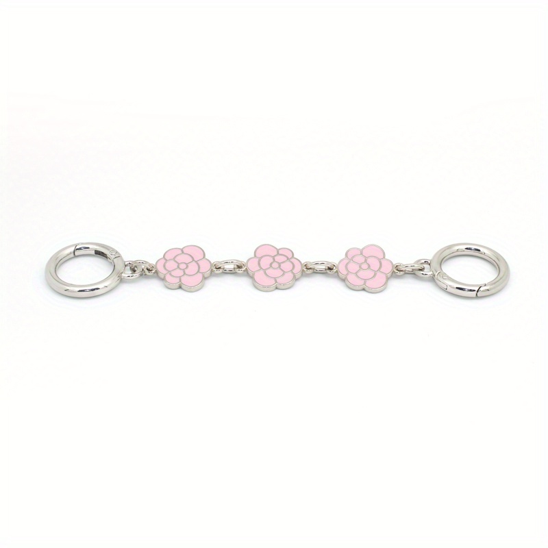 Camellia Flower Extension Chain Handbag Strap Extender