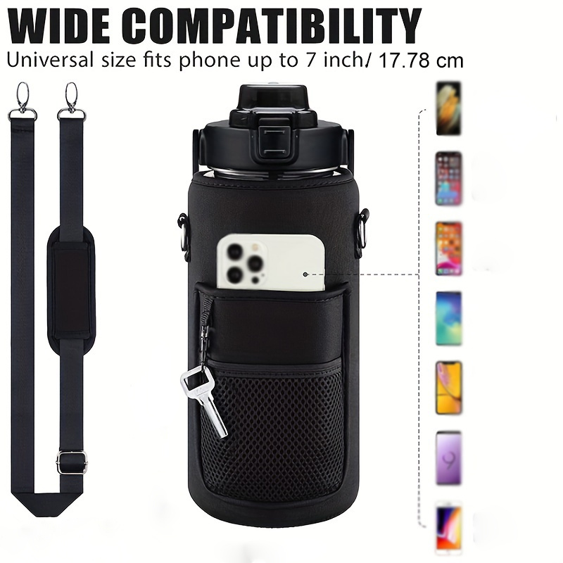 And Stylish Sporty Insulated Water Bottle Carrier With Shoulder Strap ...