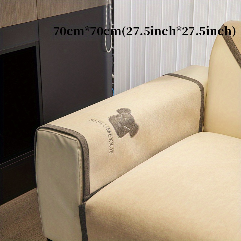 Protect Your Sofa With Recliner Slipcover - Comfortable And Stylish Armrest  And Backrest Cover For Living Room Couch - Temu