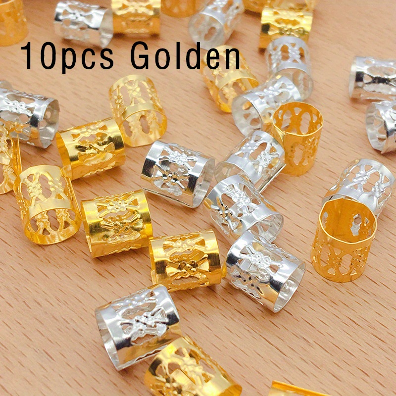 dreadlocks beads hair braid rings clips dread locks hair Temu