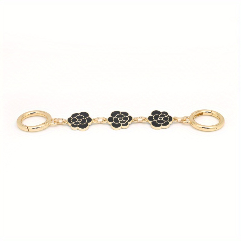 Camellia Flower Extension Chain Handbag Strap Extender