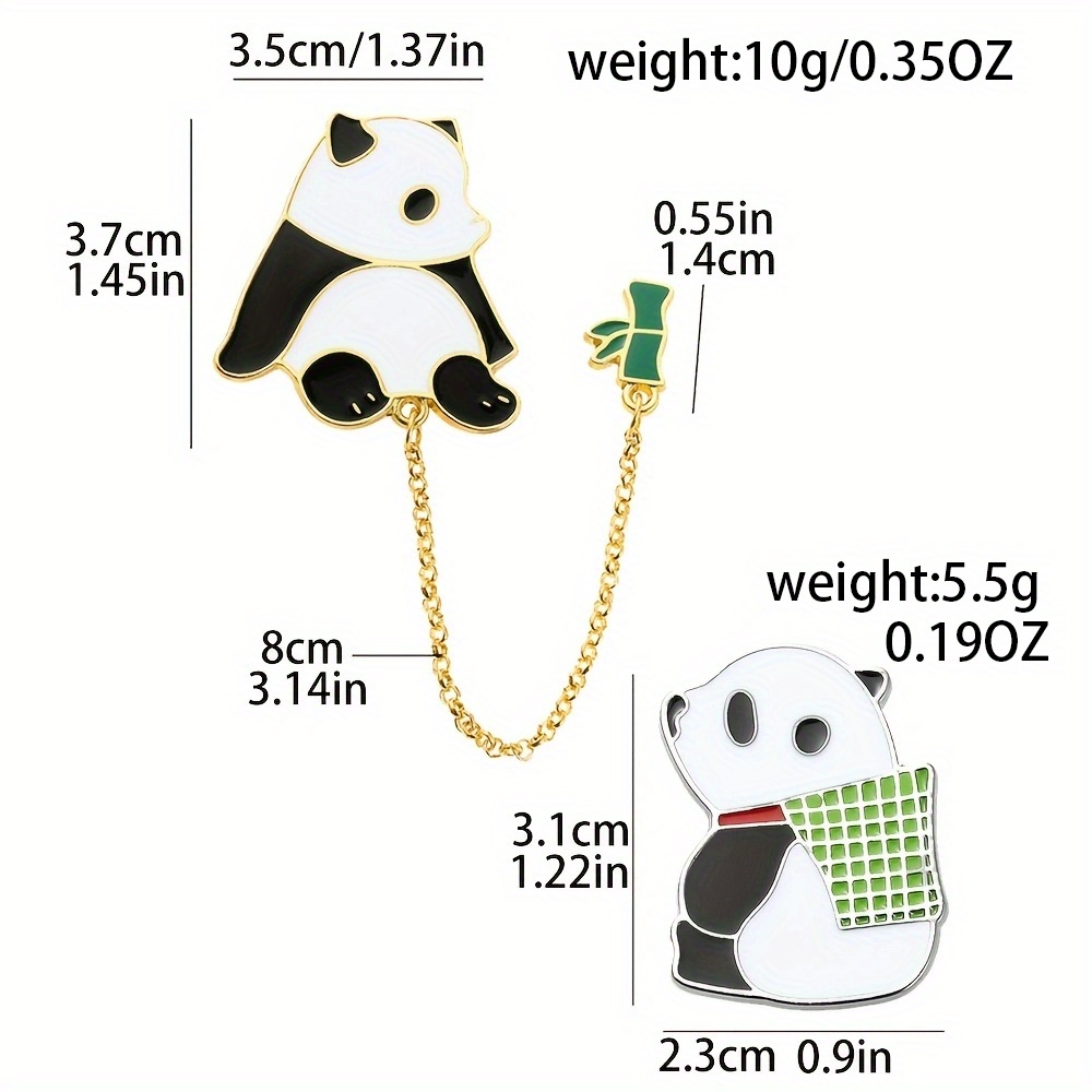 Broche De Panda De Desenho Animado Fofo Pin Kawaii Animal Liga Breastpin  Lapel Pin Badge Roupas Bolsa Mochila Jaqueta Charme Presente Para Crianças  Amigos - Temu Portugal