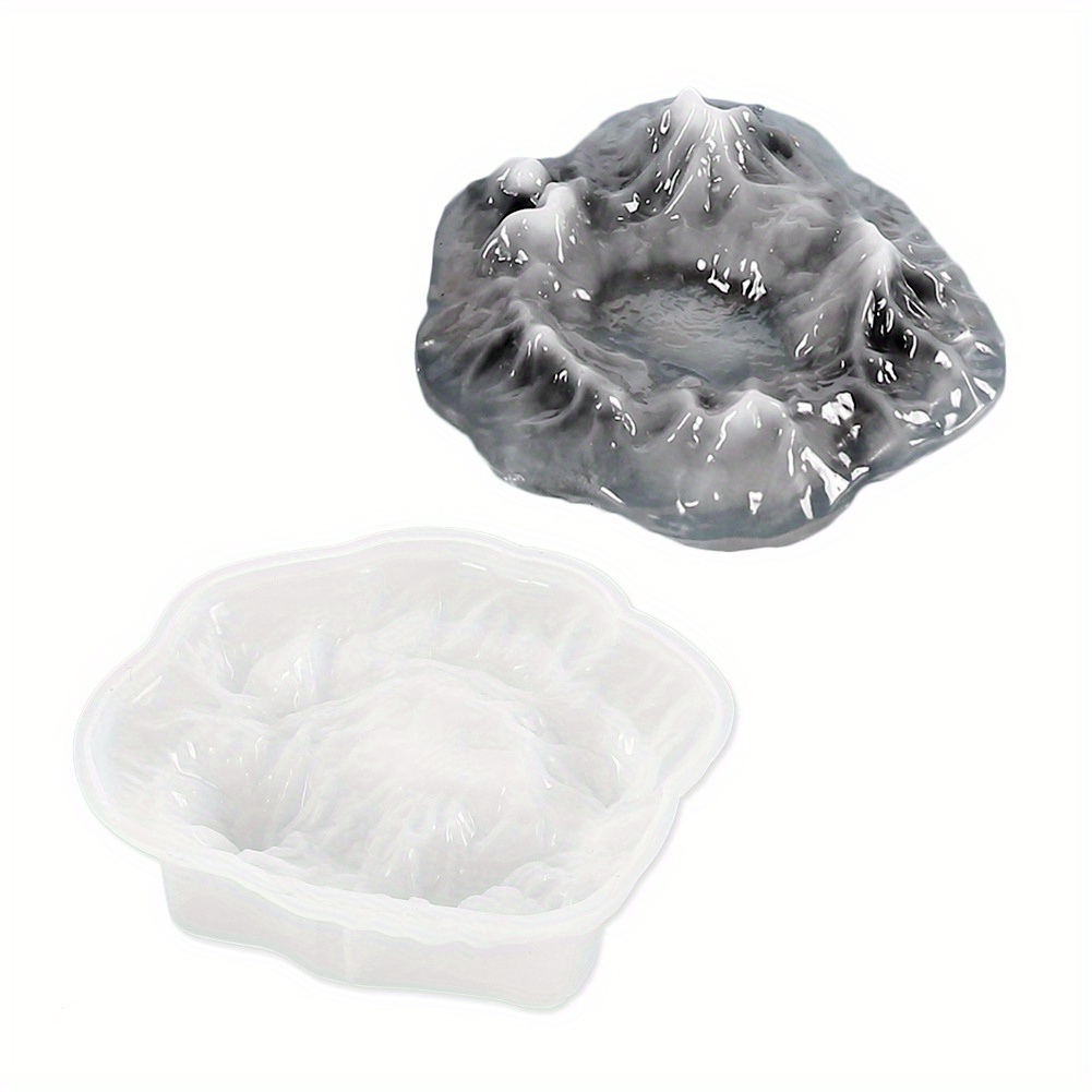 Ice Mountain Iceberg Crater Shaped Silicone Mold Ashtray - Temu Australia