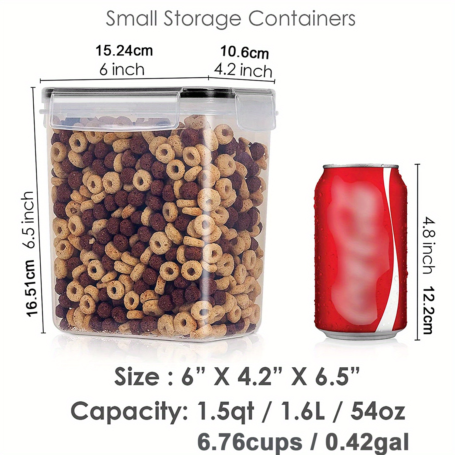 Airtight Plastic Food Storage Containers Lid Bpa Free Pp Temu