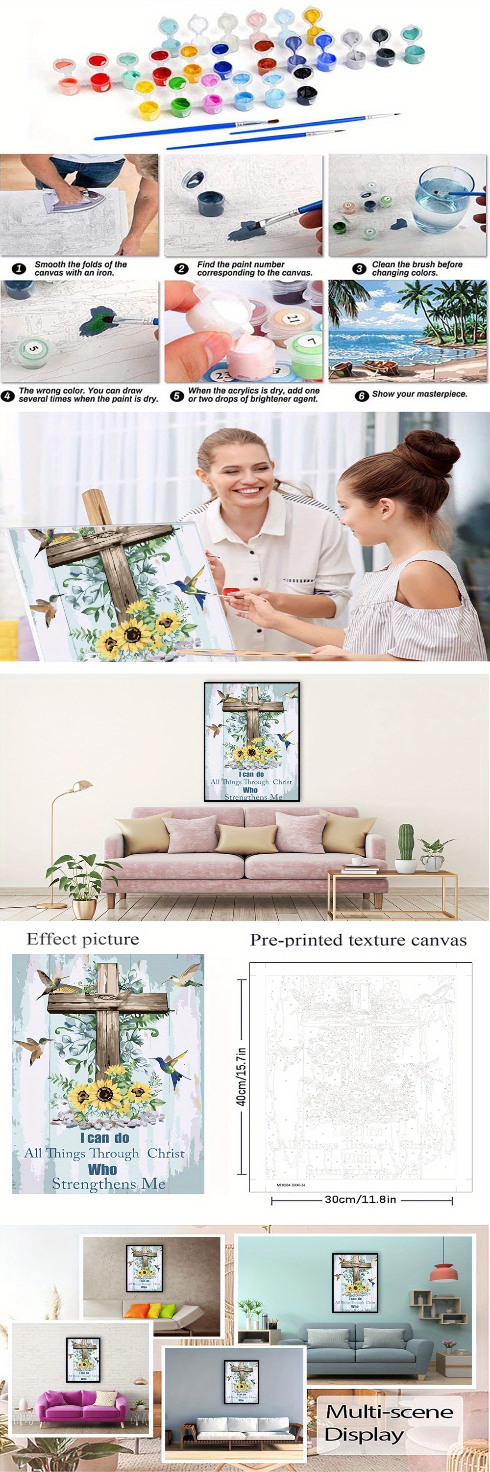 Diy Digital Painting For Adults And Children Diy Digital Painting Kit