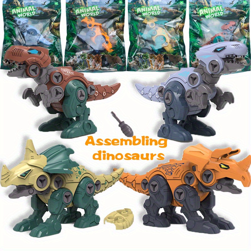 Bagged Assembled Dinosaur Dismantling Dinosaur Game Suitable For