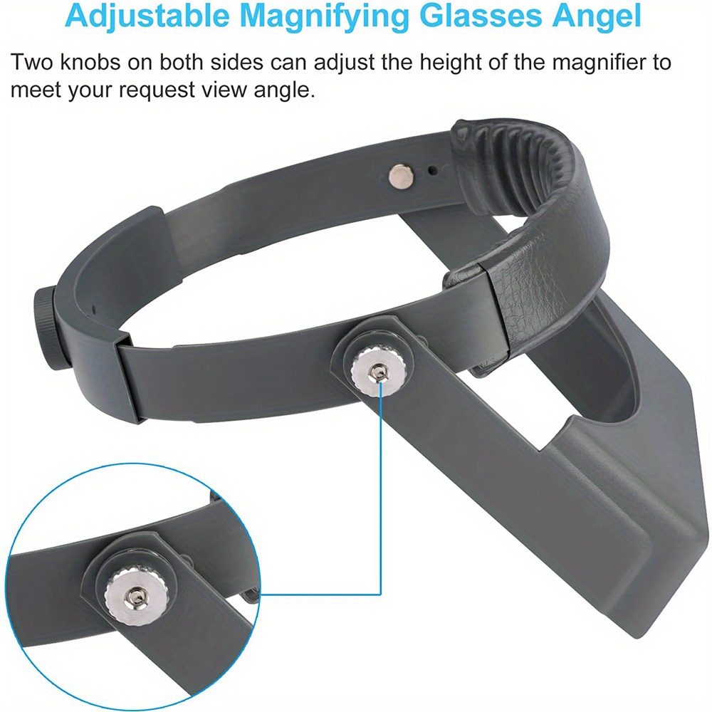 Headband Magnifier Professional Double Lens Head mounted Temu