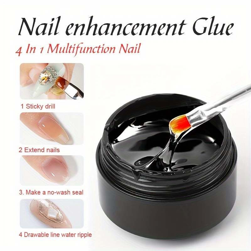 Gel Nail Glue U V Nail Glue Curing Needed Multi functional - Temu