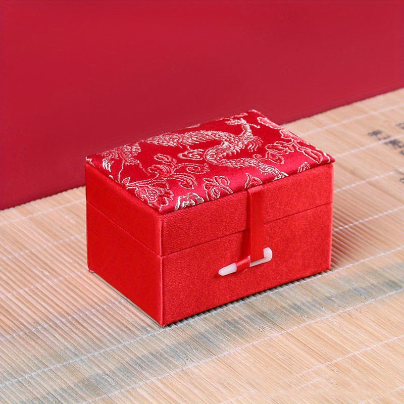 Chinese silk jewelry on sale box