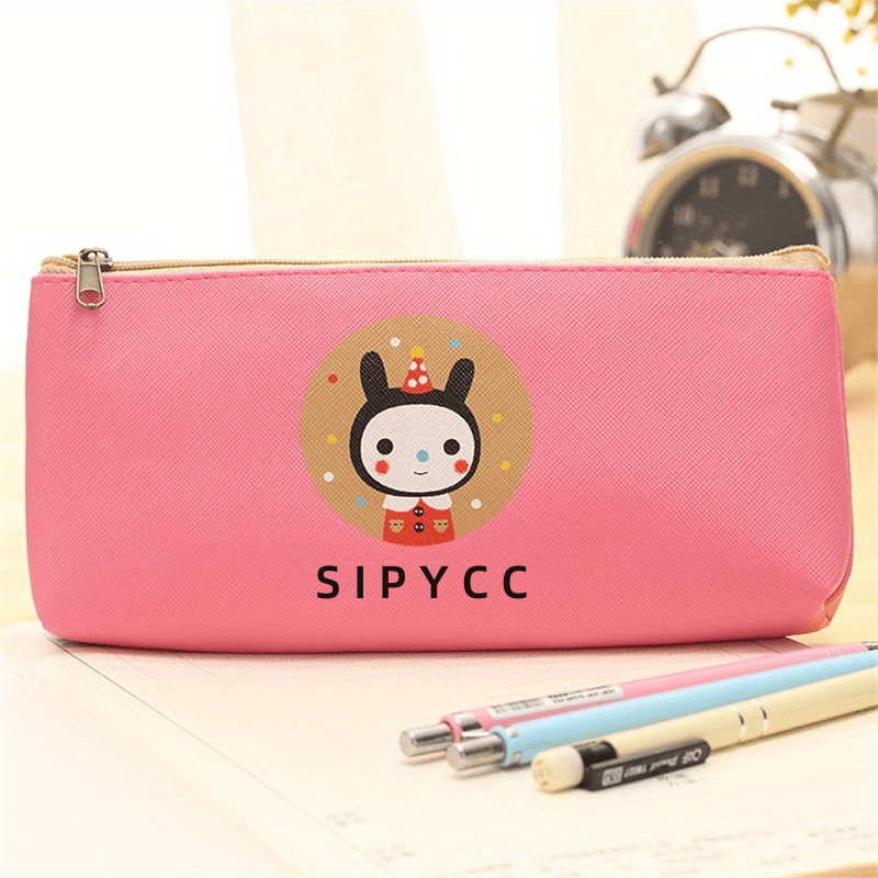 1pc Pencil Pouch, Small Pencil Cases, Aesthetic Pen Case Organizer With  Zipper, Portable Pencil Bag Makeup Bag, Cute Stationary Bag For Teens Girls  Women School Adults