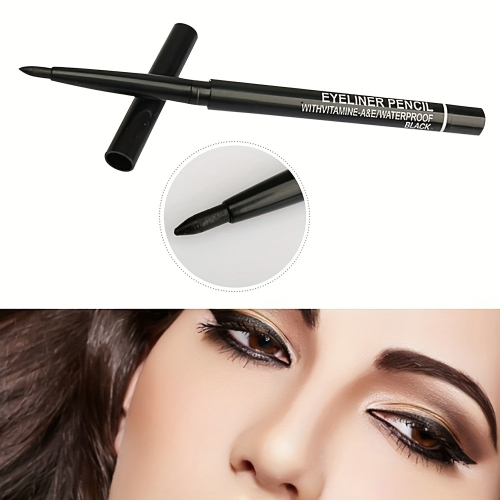 

Waterproof Automatic Rotating Eyeliner Pencil For Smudge-free Eyebrow And Eye Makeup