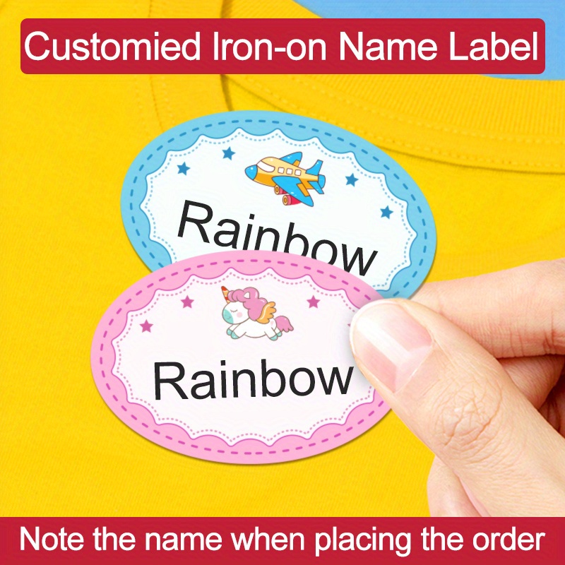 Custom Iron On Labels, Iron On Name Tags For Clothes