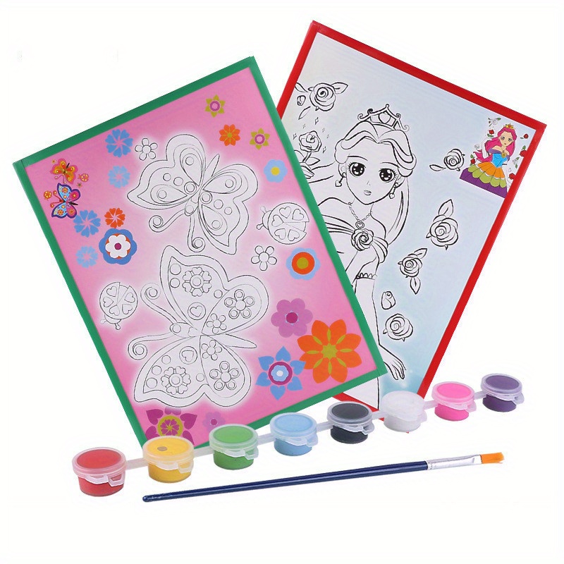 Disney Princess Parent-child Diy Painting By Numbers For Adults