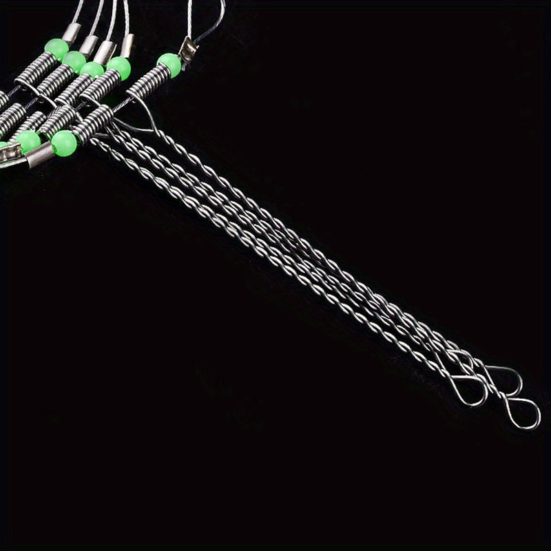HUXINYI 1PCS stainless steel Fishing tackle string fishhook with 3 or 4  groups of barbed hook (large one is 3)( middle one is 4)