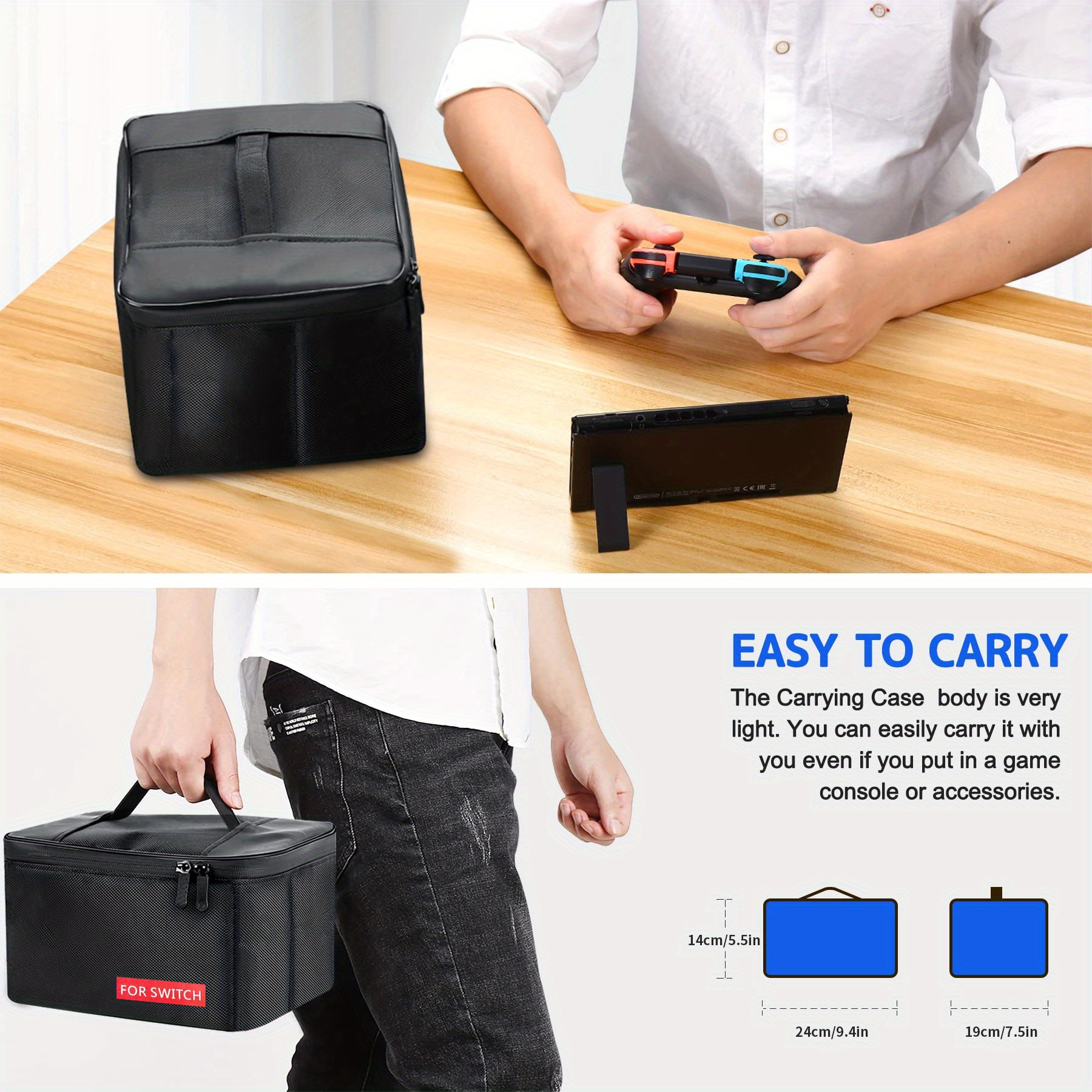 Carrying Case Switch/switch Oled Model 2021 Soft Temu
