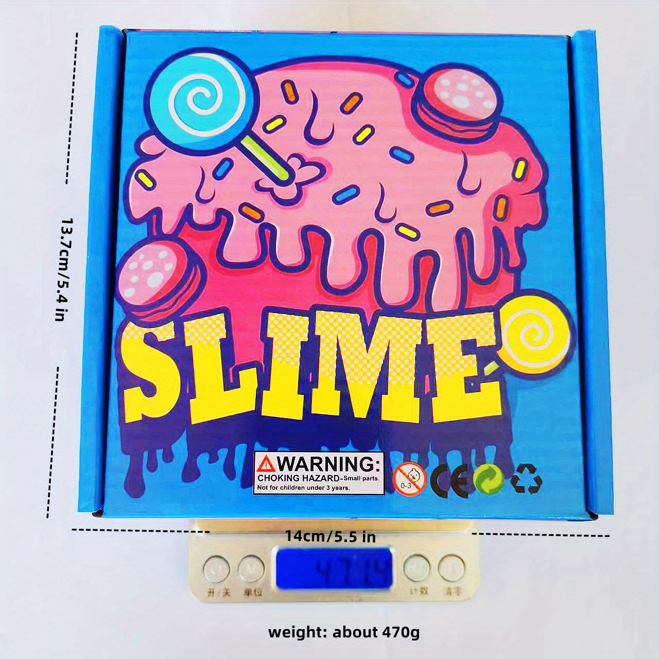 Kit para hacer slime FINOCLAY para niñas y niños, 24 colores, limo