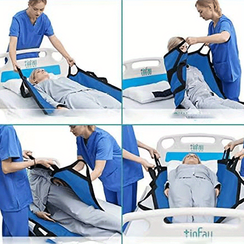 Waterproof Bed Positioning Pad With Reinforced Handles For Easy Turning
