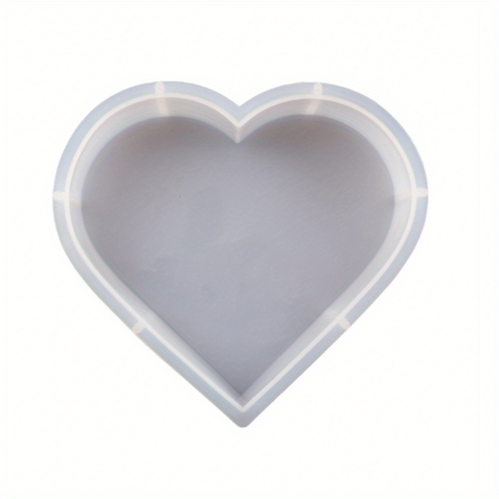 Resin Silicone Mold Big Heart Hexagon Round Square Rectangle Resin