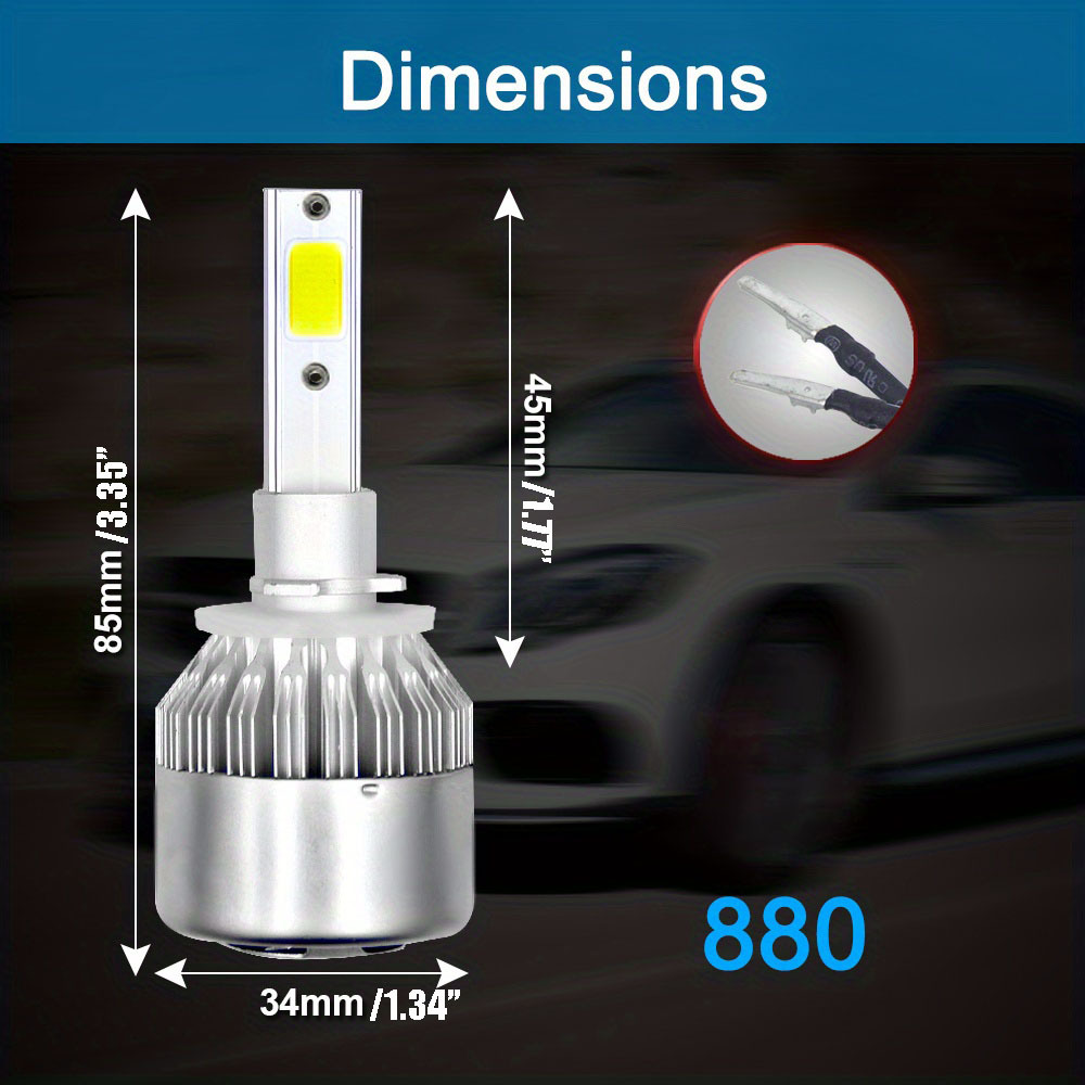 Odin H4 LED headlight bulbs. Car and truck LED Head Lights. High/ Low Beam  72w 20000lm Canbus F16 H4 9003 880 LED Headlight Bulbs With Fan
