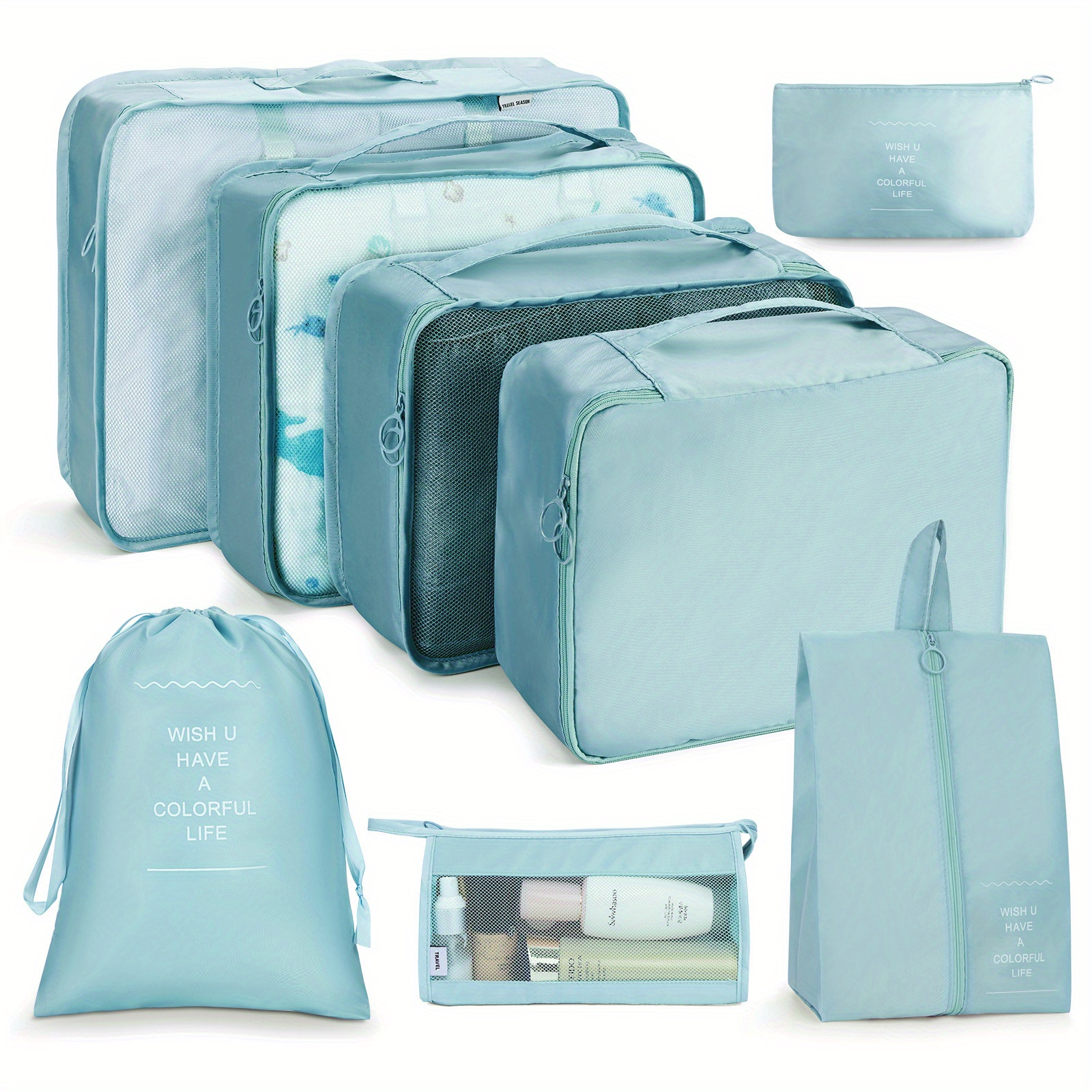 Travel Storage Bag Sets Versatile Dustproof Organizer - Temu