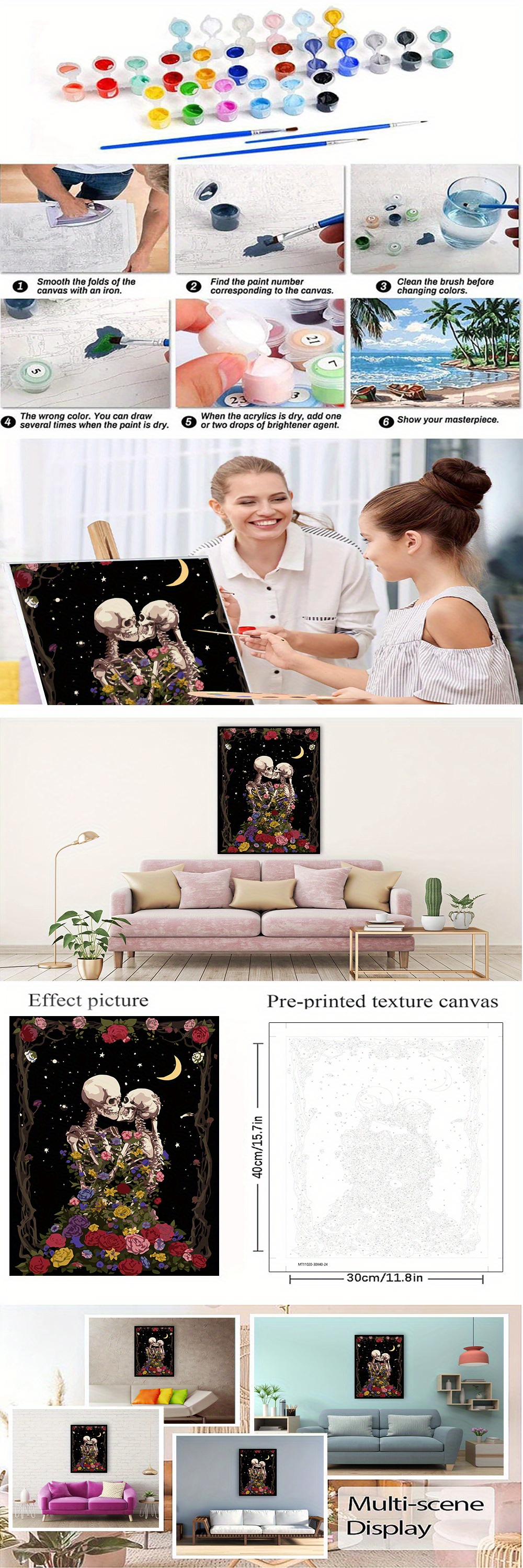 DIY Digital Painting For Adult Beginners Easy Digital Temu