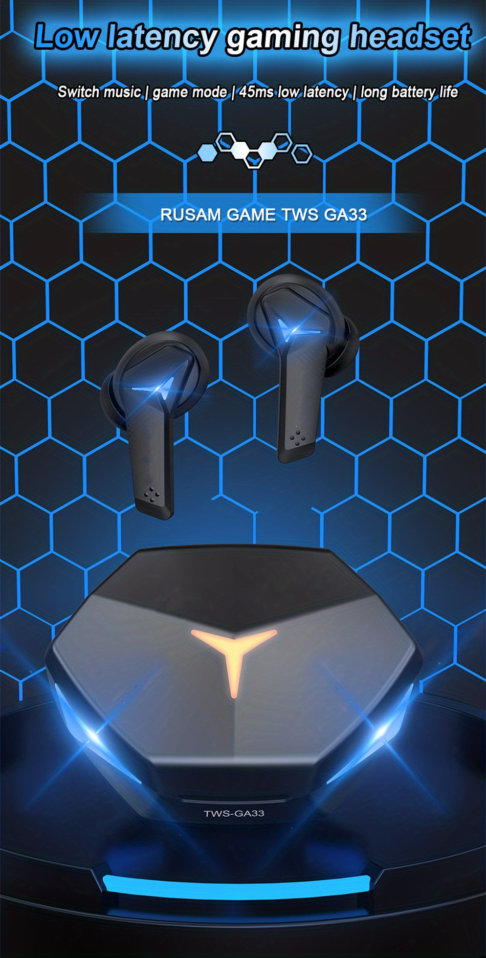 T33 Gaming TWS Earbuds