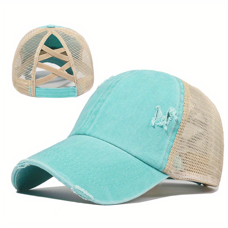Mens and Womens Summer Fashion Casual Sunscreen Baseball Caps Cap Hats Cheer Base Ball Caps Cubs City Connect Hat Shell Hat Ponytail Cap Big Hat Mens