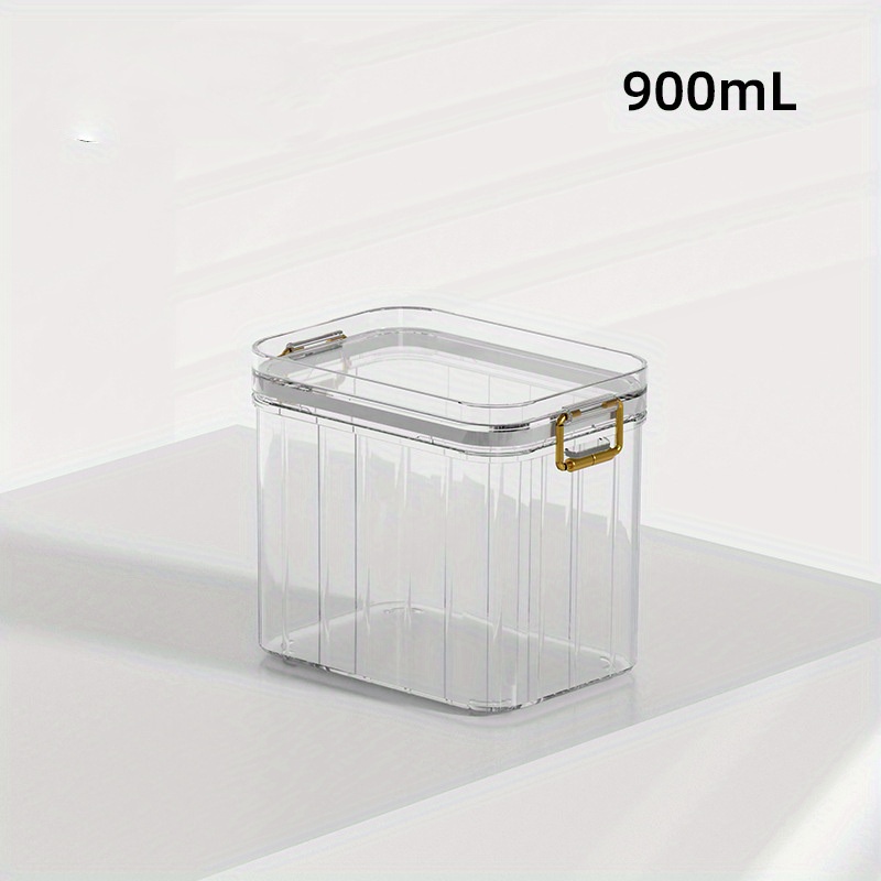 Clear Plastic Storage Container with Removable Strainer and Lid, Small Food Storage Container Prep & Savour