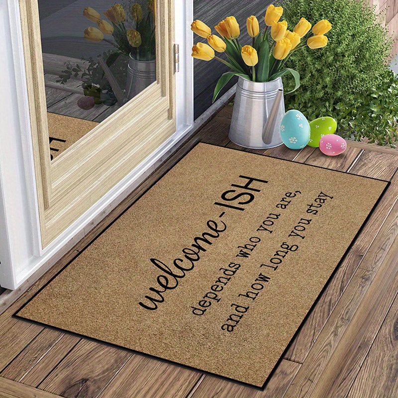 Welcome-ish Doormat, Home Doormat, Front Door Mat, Door Mat